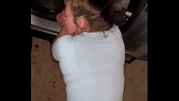 College Slut With A Perfect Ass Sucks Cock & Bent Over & Fucked Like A Whore In Public thumbnail