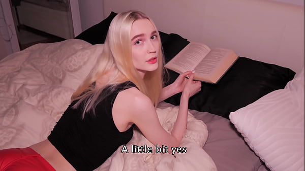 Teen wanted to read but got fucked by her roommate