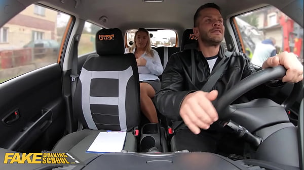 Fake Driving Instructor_with Big Natural_Tits Fucked POV