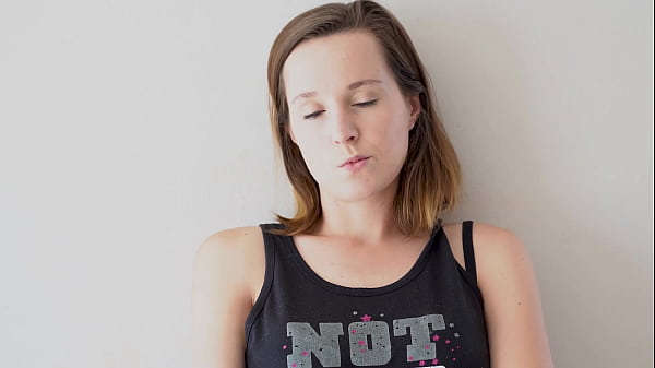 Hot brunette smoking tease