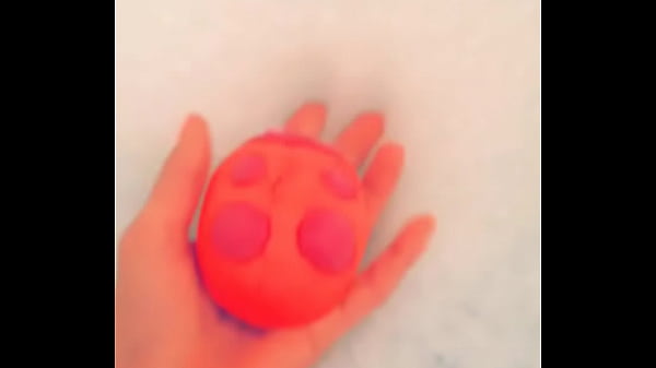 Spicy girl touching herself before bath