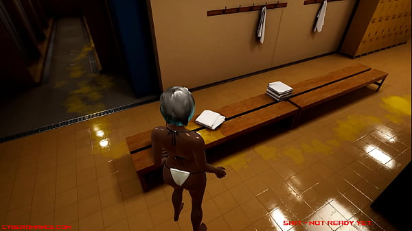 Cyberomance testing fluids near at the swimming pool