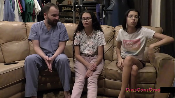 The sister's 1st gyno exam angel santana & aria nicole 