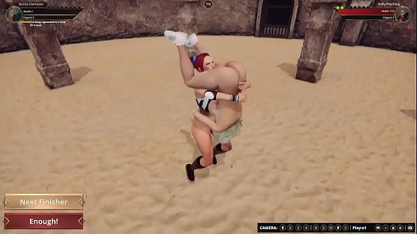 Bunny vs polly nf3d mma battle