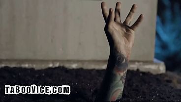 Hot Foursome At The Graveyard thumbnail