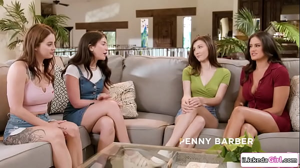 Lesbian milf gets a treat from her teens start caressing and sucking her big is facesitting while the other licks her pussy