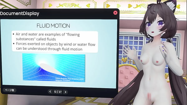 Naked vtuber lecture a pendulum whose amplitude increases with wind ~ why did the tacoma narrows bridge collapse ~ 