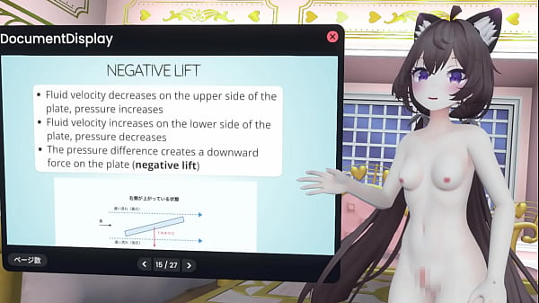 Naked vtuber lecture a pendulum whose amplitude increases with wind ~ why did the tacoma narrows bridge collapse ~ 