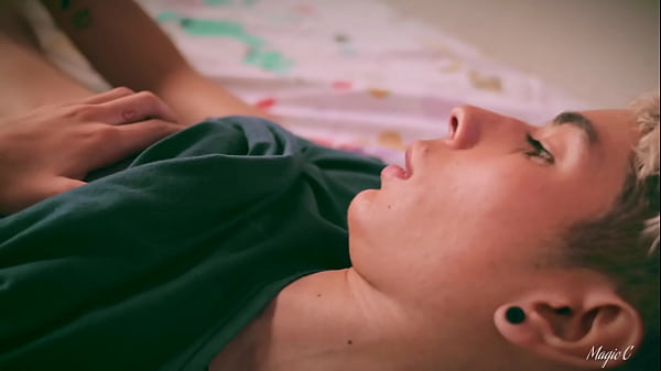 Hot Skinny Twink Magic C Jerking His Big Latino Cock Until He Shoots A Nice Thick Load 