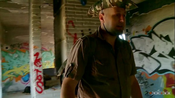 Slutty Brunette Got Her Booty On A Thick_Stranger's Cock In The Ruins