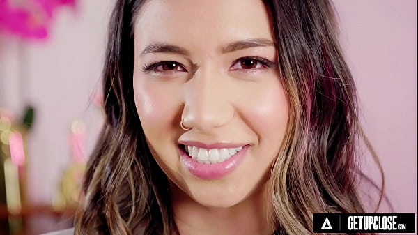 Play MP4 - UP CLOSE - CREAMPIED Petite Brunette Kimora Quin Makes Zane Walker Eat Her Pussy & CUM SWAP Her