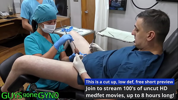 Male & Female Nurses Learn To Sound Dr. Canada's Penis 