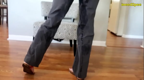 Hot Brunette With Bladder Wetting Herself At Worst Time Ever thumbnail