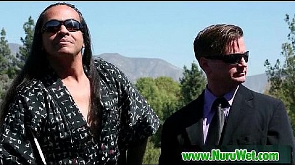 Nuru massage interracial shy guy fucking pussy hard 19 