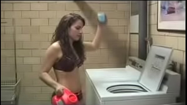 Laundry Girl Classic Video My First Masturbation