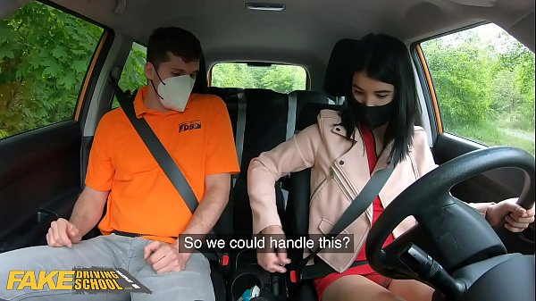 Fake Driving Lady Deesucks instructor’s disinfected burning cock