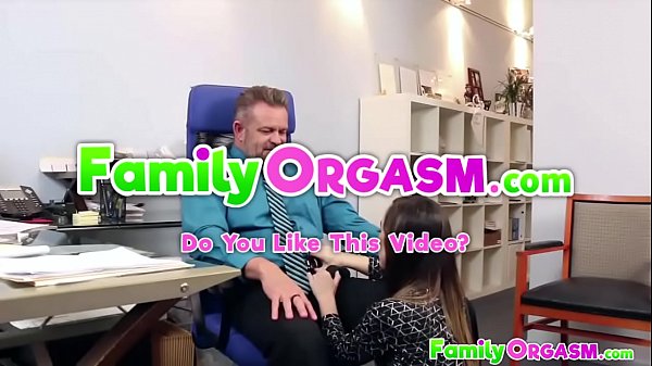 Slutty Step Daughter Banged by Stepdad in_Office - FamilyORGASM.com