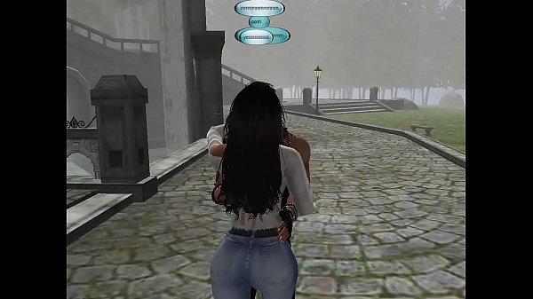 Milf in jeans wiggling her_big ass