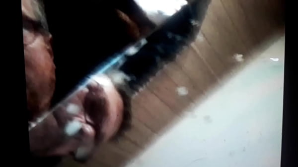 Licking jizz off the mirror  meoffnow 