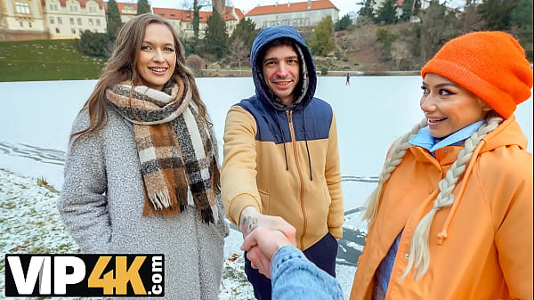 Play MP4 - SWAP4K&period; A Sunday walk ended up as having a hot girl with in our bed&comma; it was her first threesome