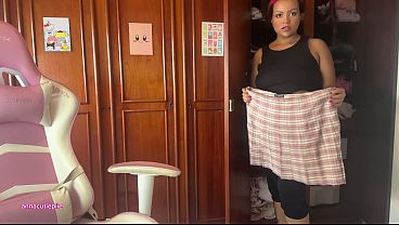 Grwm mitsuri cosplay prep gassy girl farts while doing makeup and outfit 