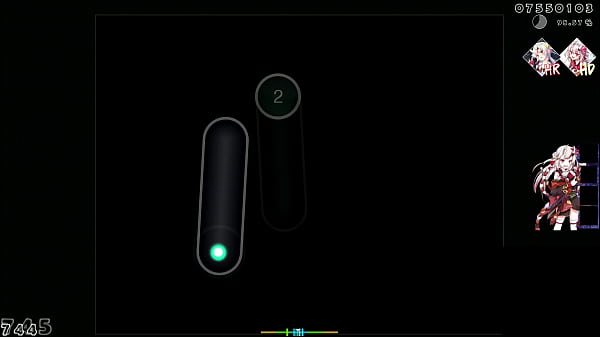 Sofrendo de um orgasmo enquanto jogas osu e aperta em c&iacute;rculos 