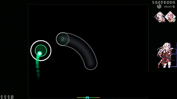 Sofrendo de um orgasmo enquanto jogas osu e aperta em c&iacute;rculos