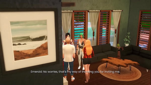 Blake and weiss fucks each other in a party 