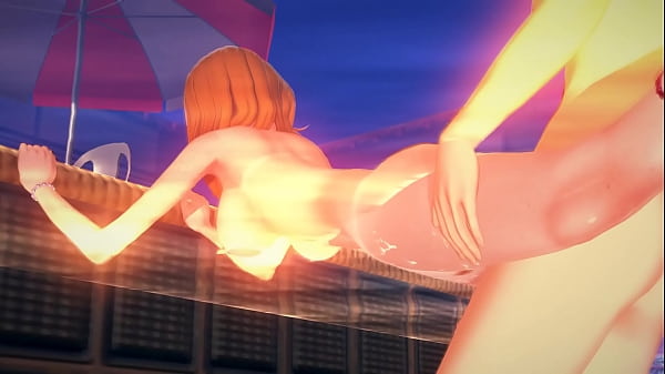 Teen with pointy nipples fucked in a swimming_pool Hentai