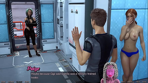 Play MP4 - Stranded In Space &num;7 - Red Haired Step Sister In The Shower