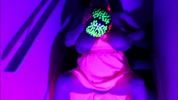 Haydee Rodriguez Rubs Her Pussy And Tits With Balloons In The Blacklight thumbnail
