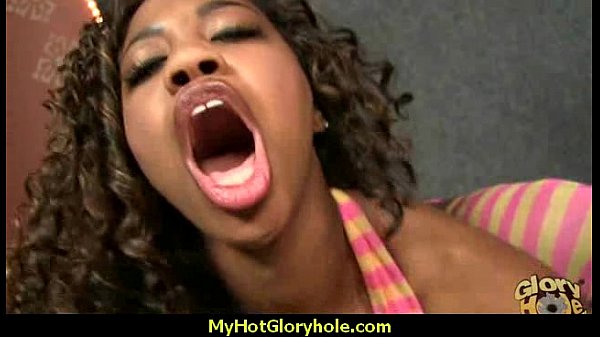 Teen EbonyBabe POV Blowjob