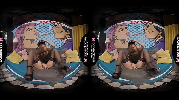 Play MP4 - Solo darling&comma; Kity is masturbating and moaning&comma; in VR