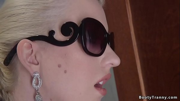 Hot blonde Cherry Torn lures dude Tristan Mathews to her sexy busty shemale girlfriend Natassia Dreams for anal threesome fuck 