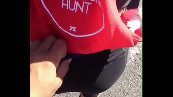 Sexy instagram model gets a huge wedgie