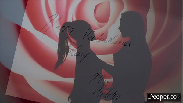 Deeper. Horny couple share brunette 