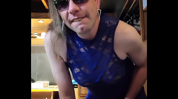 Cock Teasing In A Blue Dress pt. 1