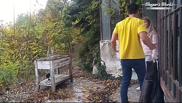 Behind The Scenes Of Gina Gerson Outdoor Fucking Session In A Rainy Day thumbnail