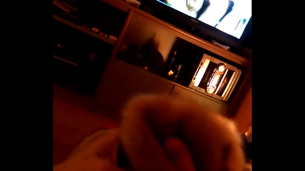 Wanking with my fur coat 