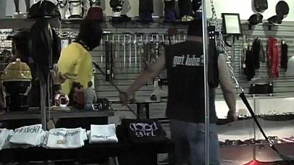 Masked masters addressing filthy anal desires with hot slave 