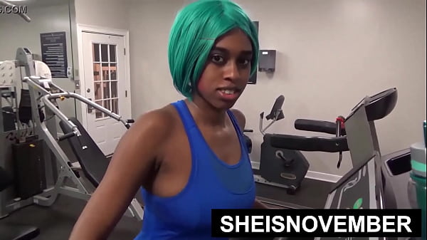 Play MP4 - Indecent Exposure Fuck After Nude Walk In Gymnasium&comma; Large Natural Tits And Nipples Out&comma; Sweaty Petite Ebony Freaky Sheisnovember Round Bubble Butt Flashing Than Hardcore Cock Ride As They Stand With Booty Jiggling By Msnovember