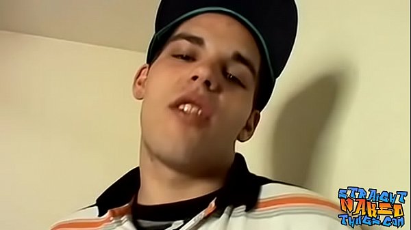 Straight White Thug Strokes His Boner thumbnail