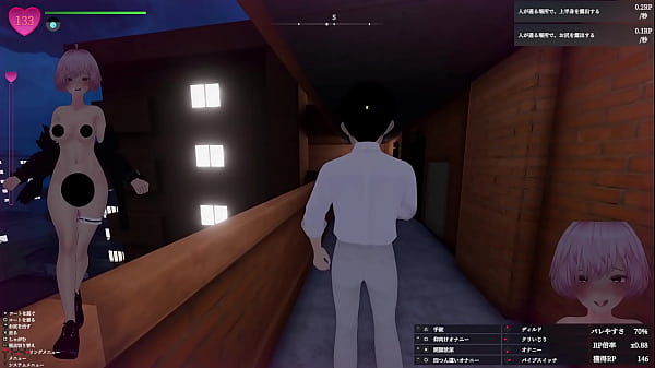 帰宅してきた人がエレベーター乗ったので一緒にエレベーターに乗り、その人の後ろでこっそり露出！