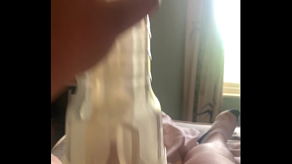 Small dick using clear flesh light no cumshot