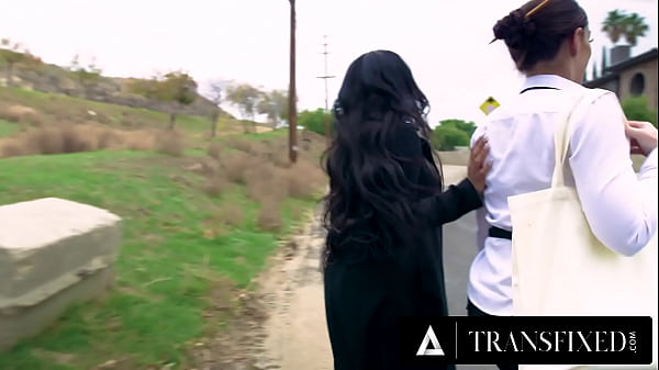 Play MP4 - TRANSFIXED - T-Girls Eva Maxim and Crystal Thayer Pick Up and Fuck Submissive Stranger&excl; BDSM 3-WAY&excl;