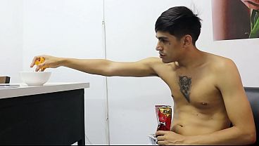 Nonton My Best Friend Stuck His Penis In The Snacks, And I Caught Him! thumbnail