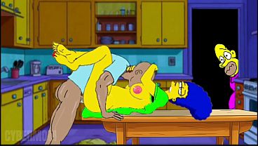 Simpson parody porn cartoon slut wife does not miss the opportunity to fucked in secret from her husband with other guys wife cheat 