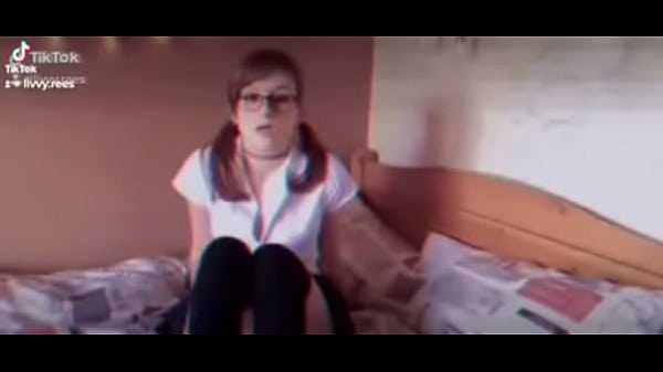 Uniform girl for fun online with big men 