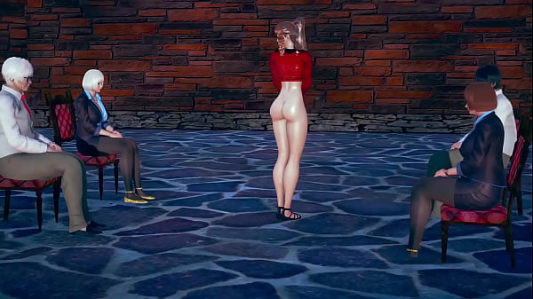 woman s_bum exposed to_audience