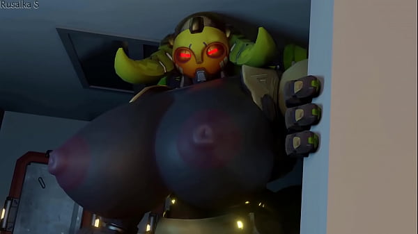 Orisa goes into_horny mode and wants your cum